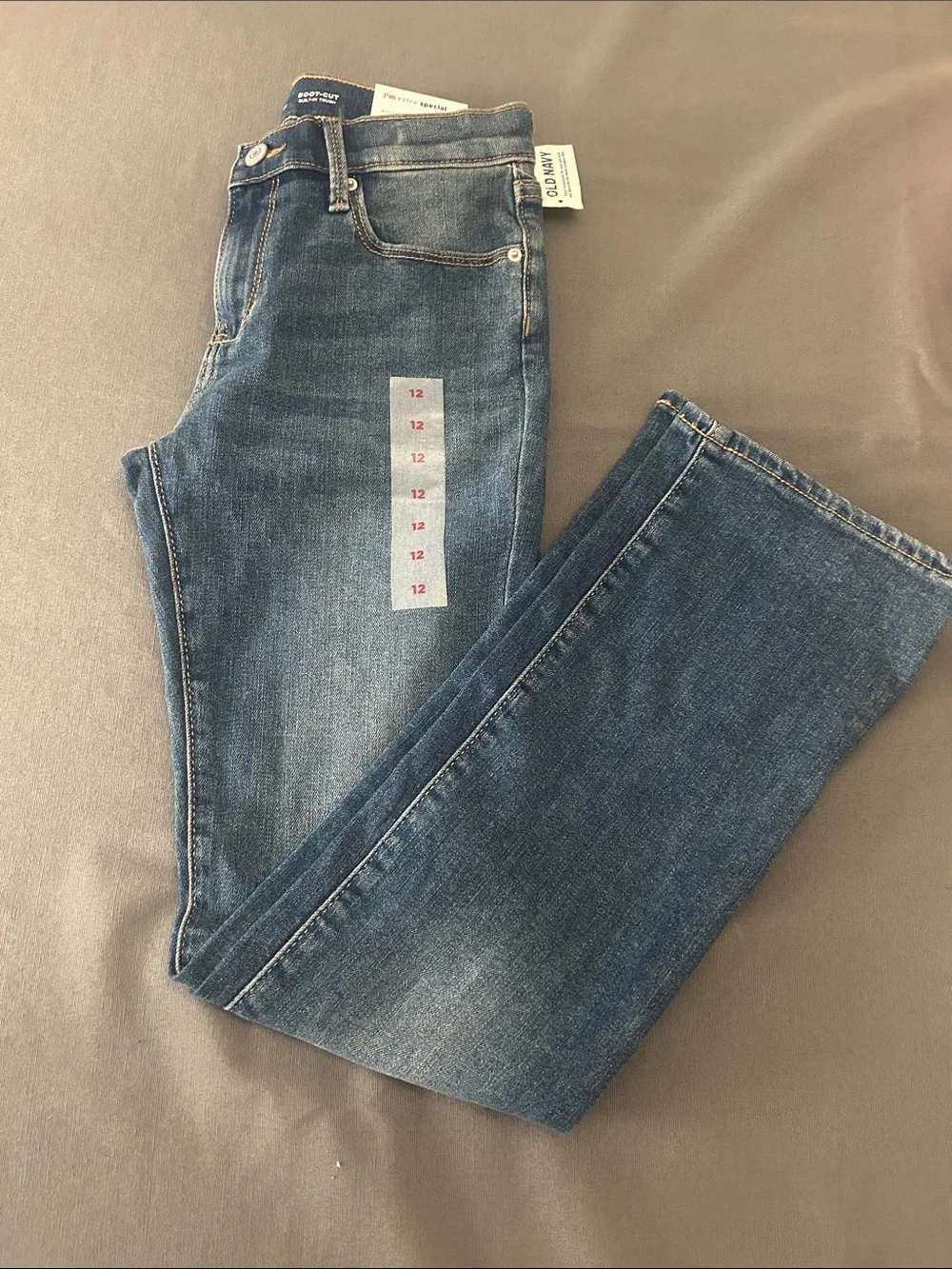 Old Navy Girls Bootcut Blue Denim Jeans